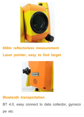 GTS 340 5“ Prismless 600m het Totale Instrument van het Postonderzoek